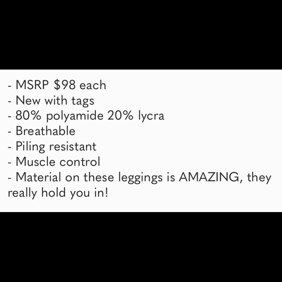 Morgan Stewart Capri workout pants - Picture 6 of 7